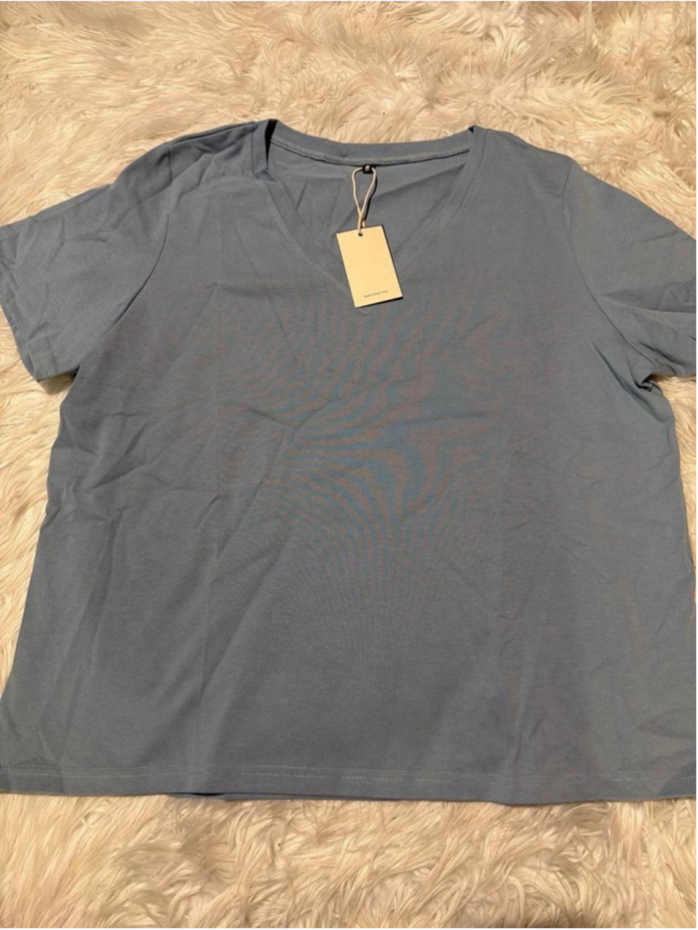 Flamingals Womens Cotton Short Sleeve Tops Loose Fit V Neck T Shirts 3XL